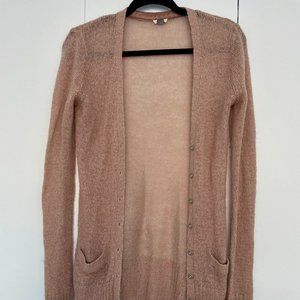 Dusty rose Women’s long cardigan from Fossil